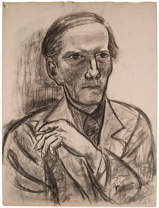Skisse til «Portrett av Fred Conway» av Max Beckmann