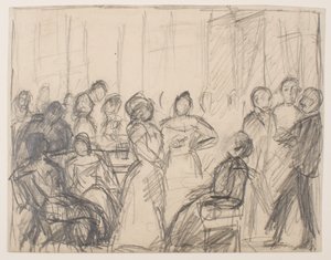 Skisse for Samfunnsfesten av Max Beckmann