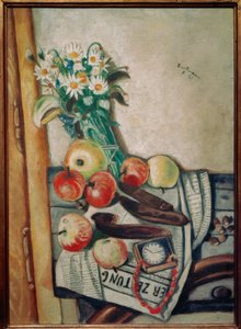 Stilleben med tusenfryd av Max Beckmann