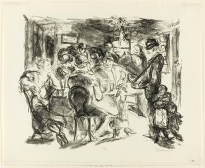 Taverna av Max Beckmann