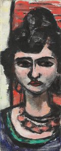 Den italienske kvinnen; Italienerin av Max Beckmann