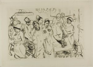 The Large Operation, plate atten fra Gesichter av Max Beckmann