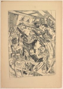 The Last Ones, tallerken ti fra Die Hölle av Max Beckmann