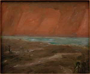 Dyster kveld ved sjøen av Max Beckmann