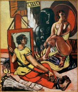 Temptation (Temptation of Saint Anthony) av Max Beckmann