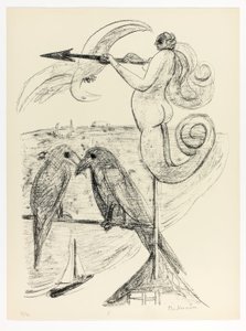 Weather-Vane, plate to fra Day and Dream av Max Beckmann