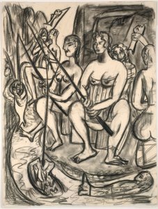 Kvinner Fiske av Max Beckmann