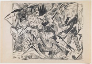 plate 4: Martyrium av Max Beckmann
