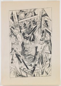 plate 8: Malepartus av Max Beckmann