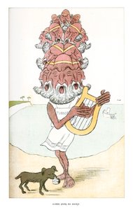Homer, går sin runde, 1904. av Henry Maximilian Beerbohm