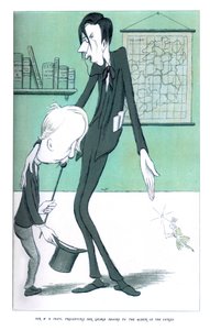 Mr WB Yeats, presenterer Mr George Moore for Queen of Fairies, 1904