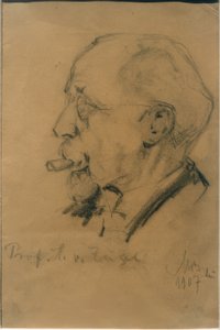 Portrett av Heinrich von Rein av Max Bergmann