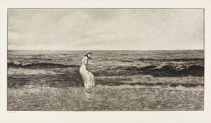 Ved havet (Intermezzi, opus IV, blad 2) av Max Klinger