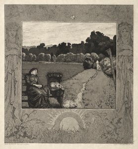 Child, fra On Death, del I, Opus XI av Max Klinger