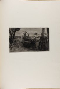 Kristus og den samaritanske kvinnen, fra Et liv av Max Klinger