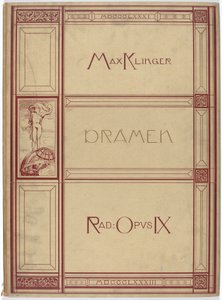 Dramaer: VI-motiver i X-ark. Etsninger Opus IX av Max Klinger