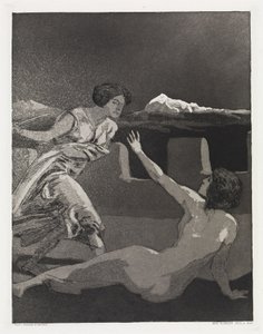Trussel (Telt, opus XIV, del 2, nr. 31) av Max Klinger