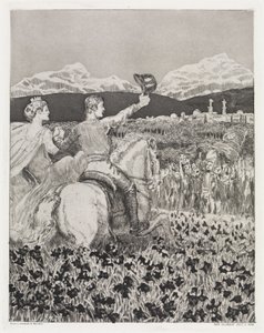 I eget land (Telt, opus XIV, del 2, nr. 43) av Max Klinger