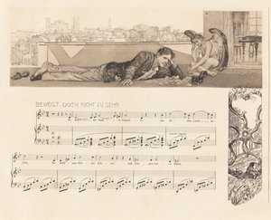 Opus XII, Brahms fantasi, 1894. av Max Klinger