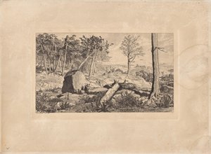 Simplicius i skogødemarken (plate X), fra Intermezzi. Raderinger, op. IV. 12 komposisjoner av Max Klinger
