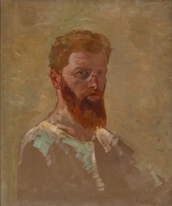 Selvportrett av Max Klinger