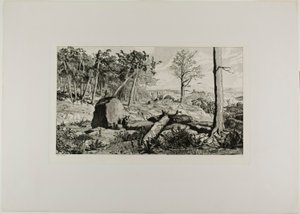 Simplicius in the Solitude of the Forest, plate ti fra Intermezzos av Max Klinger