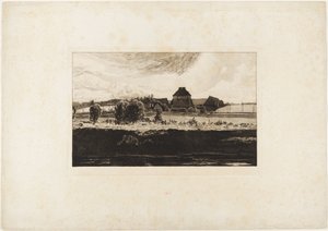 Sommerettermiddag (Fire landskap, opus VII, plansje 4) av Max Klinger