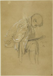 The Chronicler (rekto og verso) av Max Klinger