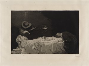 Tod (død) av Max Klinger