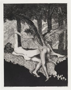 Voldtekt (Telt, Opus XIV, Del 1, nr. 8) av Max Klinger