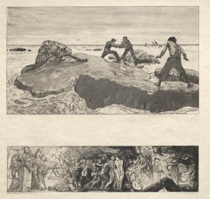 Vom Tode I, (Opus II, 1889) nr. 2 av Max Klinger