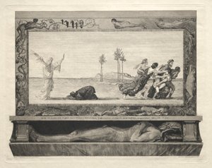 Her er Tode I, Opus I, 1889 nr. 10. av Max Klinger