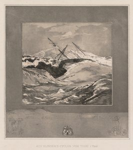 Her er Tode og Opus EE, 1889, nr. 3 . av Max Klinger
