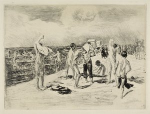 Badende gutter av Max Liebermann