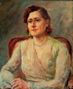 Portrett av Lydia Petrowa av Max Liebermann
