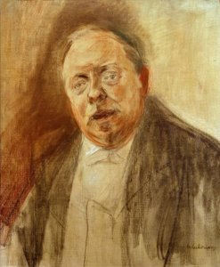 Portrettstudie av baron Alfred von Berger av Max Liebermann