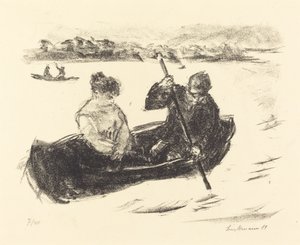 Kanopadling, 1919. av Max Liebermann