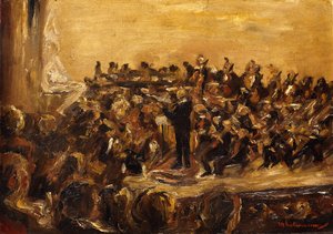 Konsert i Statsoperaen, Unter den Linden, Berlin; Symfonikonsert i Statsoperaen, Unter den Linden, Berlin, 1923 av Max Liebermann