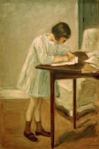 Barnebarnet skriver av Max Liebermann