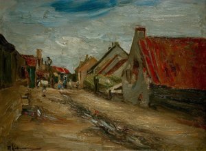 Landsbygate i Holland av Max Liebermann