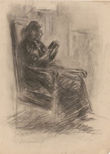 Kunstnerens kone av Max Liebermann