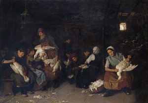 Gåsplukkere av Max Liebermann