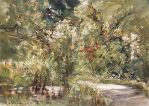 Hage ved Wsee; Wanseegarten, ca. 1928-39 av Max Liebermann