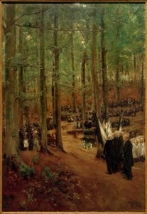 Minnesmerke for keiser Friedrich III. i Kosen - 1. versjon av Max Liebermann