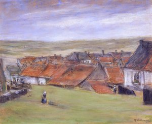Landskap i Katwijk av Max Liebermann