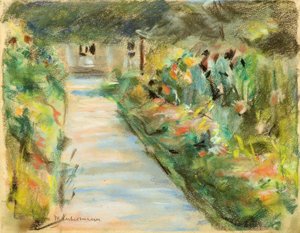 M.Liebermann, Blomstrende hage av Max Liebermann