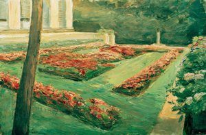 M.Liebermann, blomsterterrasse Wannsee av Max Liebermann