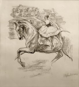 M.Liebermann, sirkusrytteren av Max Liebermann