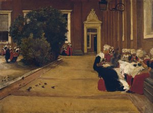 Foreldreløse jenter i Amsterdam, 1876 av Max Liebermann