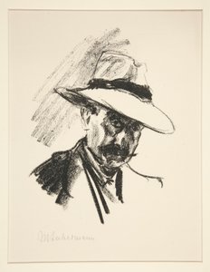 Portrett av Walter Hasenelever av Max Liebermann